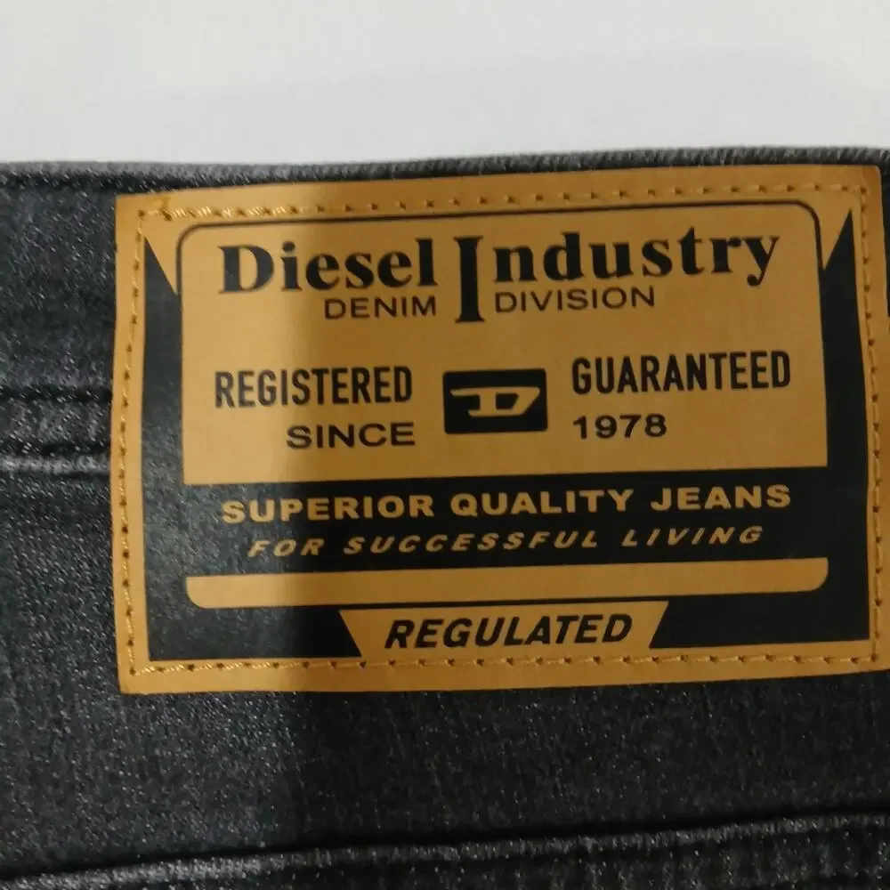 DIESEL Jeans Mens 32x32 Safado X Straight Black NWT RM063 Button Fly - Picture 4 of 16